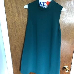 Dainty Hooligan forest green shift dress.